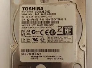 HDD Toshiba 320GB - Ne vidi se