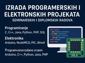 Izrada programerskih i elektronskih projekata, zadataka,...