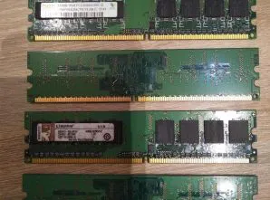 2 GB / 4 x 512mb DDR2 upareno
