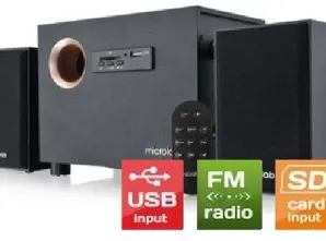 MICROLAB ZVUČNICI 105R daljinski novo Garancija 12 mececi