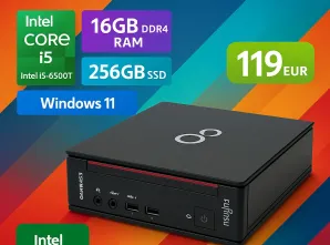 Fujitsu mini PC Intel i5-6500t -16GB-256 GB SSD / Win11 PRO