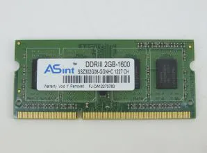 2GB ASint DDR3 1600Mhz 1.5V SODIMM laptop memorija