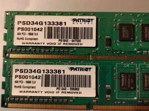 DDR3 4GB 1600 1333 Kingston Samsung Transcend Micron Patriot